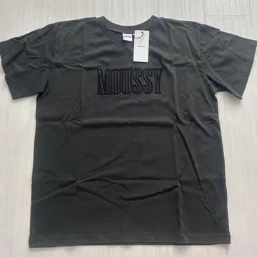 MOUSSY 블랙 T셔츠 FREE 사이즈