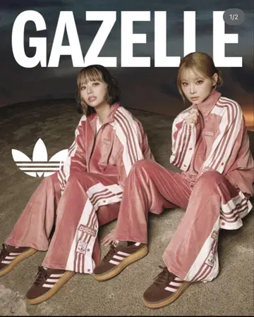 adidas W ADIBREAK VELOUR TT 핑크 XL 사이즈