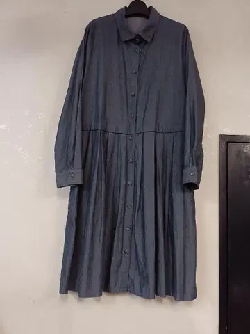 마츠오 인터내셔널 롱 원피스 겉옷