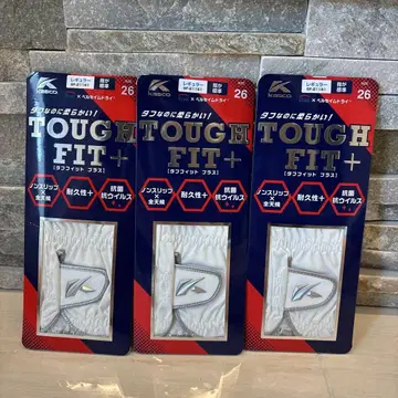 TOUGH FIT+ 골프 그로브 26 사이즈 화이트 새상품 3개