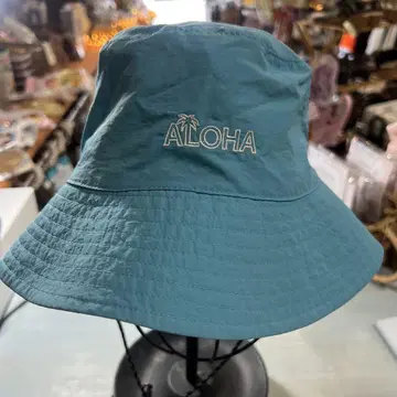 kahiko 알로하 버킷 햇 블루 하와이안 파랑 모자 가벼운