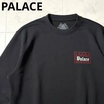 PALACE GATED COMMUNITY CREW 맨투맨 M 블랙