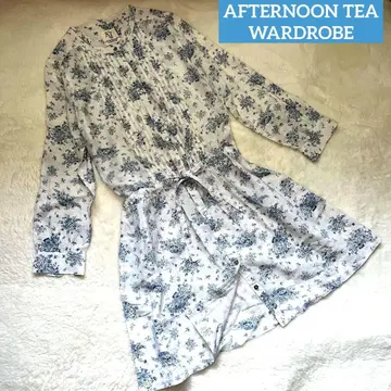 AFTERNOON TEA WARDROBE 꽃무늬 린넨 리버티 원피스