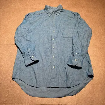 Marker's shirt 카마쿠라 긴팔 셔츠 코튼 스카이블루