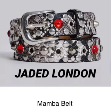 [미사용 새상품] JADED LONDON Mamba 벨트 블랙 정품