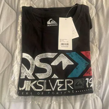 QUIKSILVER 그래픽T셔츠 블랙S사이즈