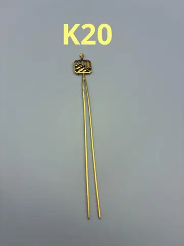 K20 헤어콤 비녀 금 여성용 머리 장식