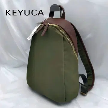 KEYUCA N 발수 룰루에 백팩 M 사이즈 모스그린