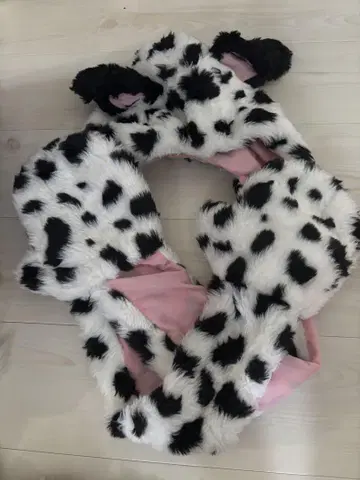 디즈니 101마리 강아지 머플러 모자