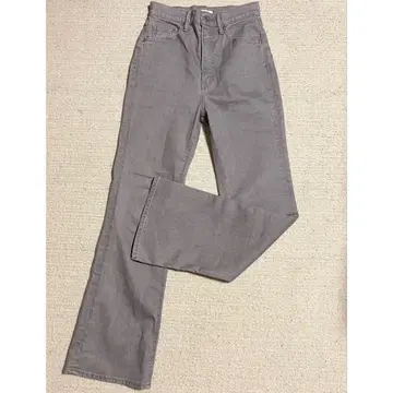 SLY JEANS 라이트 그레이 플레어 데님 팬츠 사이즈 25