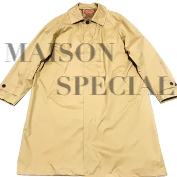 [ 컨디션 최상 ] MAISON SPECIAL 베이지 스텐칼라 레인코트