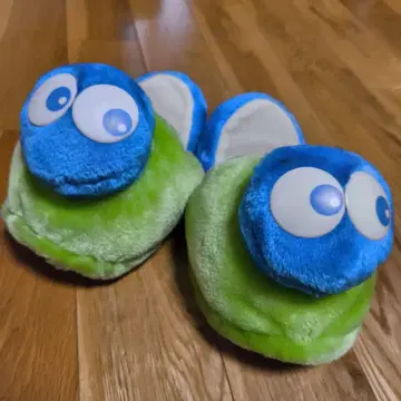 1993 빈티지 뿌요뿌요 봉제 인형 슬리퍼 반프레스토 게임