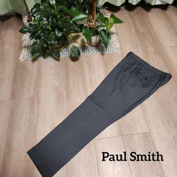 새상품급 Paul Smith 안감 꽃무늬 스트라이프 슬랙스 size S