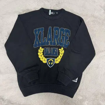 XLARGE 블랙 니트 스웨터 L 사이즈