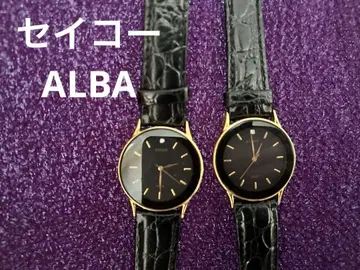 세이코 ALBA 손목시계 2개 남성용 & 여성용 (배터리 방전)