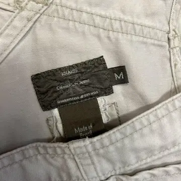 Calvin Klein Jeans 화이트 오버롤 M 사이즈
