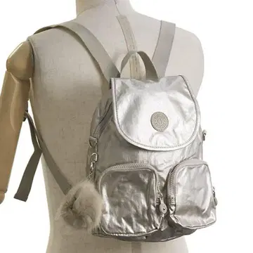 [ 인기 ] Kipling 키플링 2way 실버 베이지 백팩 숄더