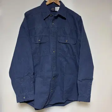 SAUGATUCK 소거택 코튼 셔츠 M