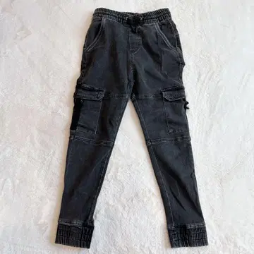 ZARA 조거 팬츠 남성용 S 데님 블랙