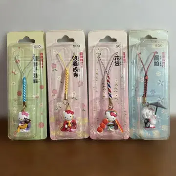 헬로키티 네츠케 가부키 2001년제 거울사자 도조지 꽃갓 두루미무녀