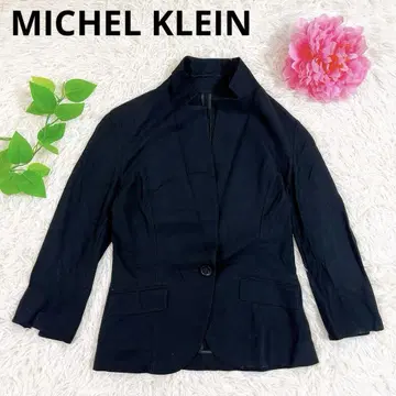 [ MICHEL KLEIN 미쉘클랑 ] 노카라 자켓(38) 블랙