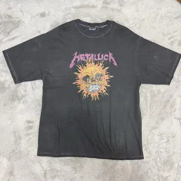 Metallica 스컬 그래픽 T셔츠
