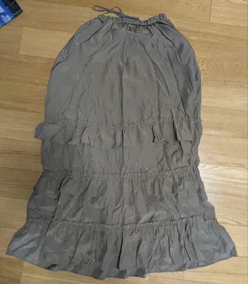 LEPSIM 프릴 캉캉 스커트 카키
