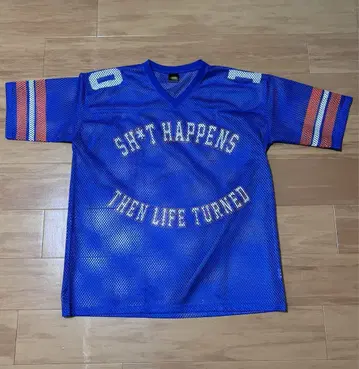 WANIMA football shirt 블루 M/L