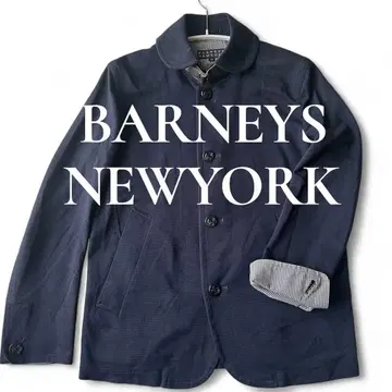 BARNERS NEWYORK 바니스뉴욕 자켓 마린 버튼