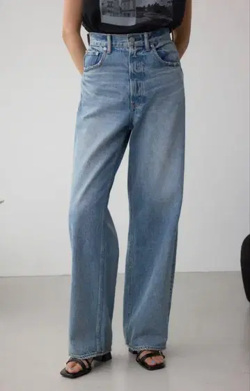 AZUL BY MOUSSY / AZUL DENIM 하이웨스트 와이드 데님