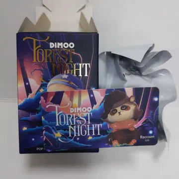 DIMOO FOREST NIGHT Raccoon 피규어