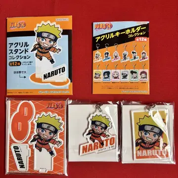 NARUTO 나루토 아크릴 스탠드 아크릴 키링 3종 세트