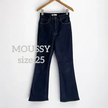 1451 MOUSSY 마우지 스트레치 플레어 데님 팬츠 인디고