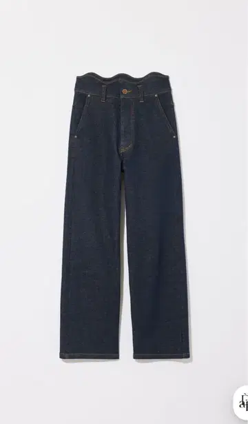 Eaphi WAVE DESIGN HIGH WAIST DENIM