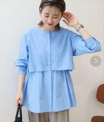 [ 미사용 ] 아메리칸 홀릭 긴팔 블라우스