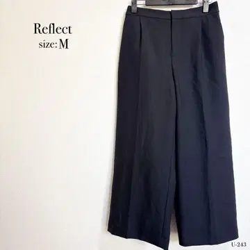 Reflect 블랙 슬랙스 M 사이즈 출퇴근 포멀 블랙
