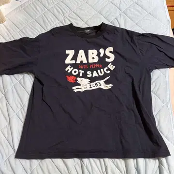 BEAMS M 사이즈 ZAB'S HOT SAUCE 티셔츠