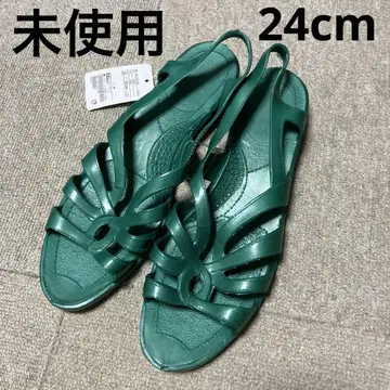 미사용 비닐 샌들 벤산 고무 샌들