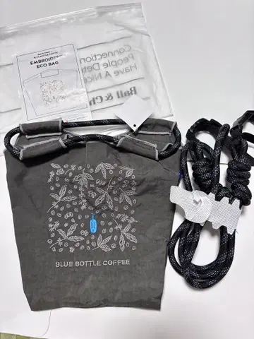 블루 보틀 커피 에코백, 로프 스트랩 포함