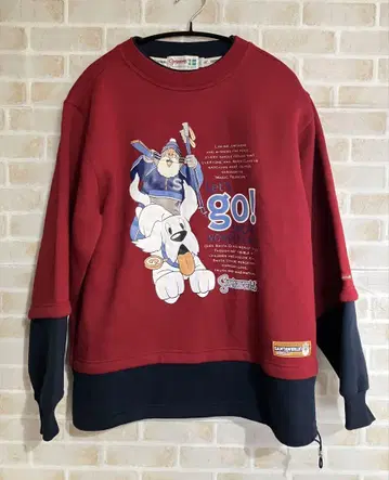 SANTAWORLD 트레이닝복 프린트 속기모