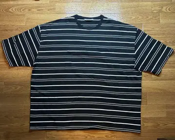 23ss COOTIE Supima Border Oversized Tee