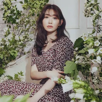 체리 패턴 캐시코르 원피스 S