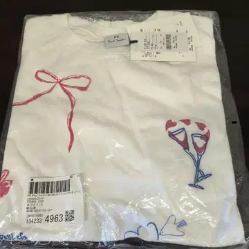 폴 스미스 반팔 티셔츠 M 화이트 232V