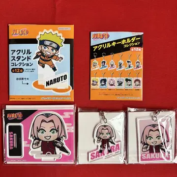 NARUTO 나루토 아크릴 스탠드 아크릴 키링 3세트