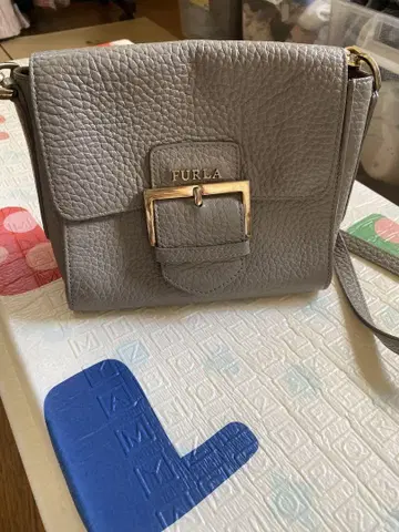 FURLA 그레이 가죽 숄더백