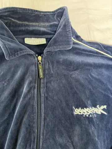 ASSASSYN 네이비 셋업 벨로아 저지 XXXL