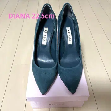 DIANA 스웨이드 펌프스 그린 22.5cm