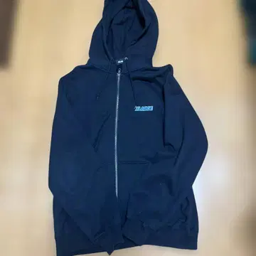 XLARGE 블랙 집업 후드티