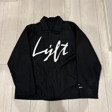 lyft 나일론 자켓 블랙 로고