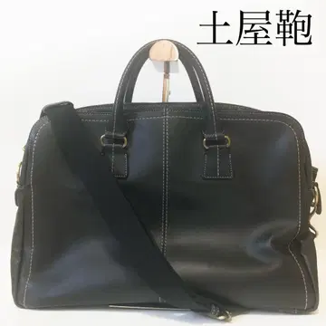 고품질 츠치야 가방 브리프 케이스 2way 프로타 비즈니스 스티치 가죽